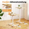 COSTWAY Beistelltisch höhenverstellbar, Pflegetisch mit Produktbild-Vorschau 4