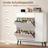 HOMCOM Schuhschrank mit 2 Klappfächern, verstellbaren Produktbild-Vorschau 6
