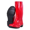 Rote lange Gummistiefel Regenstiefel Gartenschuhe Produktbild-Vorschau 14