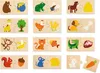 Drevené puzzle Viga „Nakŕm zvieratko“ – puzzle o tom, čo Náhľad obrázku produktu 3
