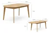 Esstisch OLMO ausziehbar 160-210 x 90 cm, ovale Produktbild-Vorschau 3
