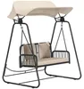 Outsunny Hollywoodschaukel Rattan 2-Sitzer Gartenschaukel Produktbild-Vorschau 1