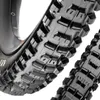 A close-up view of a bicycle tire tread. Podgląd zdjęcia produktu