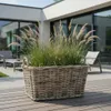 Panier en rotin pour plantes lot de 2 XXL 60 cm Kubu gris Voir les images du produit 4