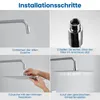 DERW 12 Zoll Regendusche Duschkopf (30 x 30 cm), Edelstahl Produktbild-Vorschau 7