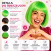 Bob Perücke Wig (Grün) – Kurzhaarperücke Pagenkopf Retro Produktbild-Vorschau 8