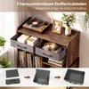 Stolik pod gramofon COSTWAY, regał na płyty winylowe z Podgląd zdjęcia produktu 6