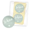 itenga 24x Sticker Aufkleber "Schön dass du da bist" Produktbild-Vorschau 3