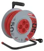 Prodlužovací kabel na bubnu 50 m / 4 zás. / s vypínačem / červený / PVC / 230V / 1,5 mm2 Produktbild-Vorschau