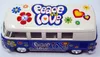 Modellauto T1 Bus Peace and Love 1962 blau / beige Produktbild-Vorschau 9