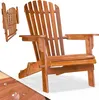 CASARIA® Sonnenliege Holz Wetterfest Klappbar 160kg Produktbild-Vorschau 1