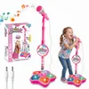 Mikrofon Karaoke mit Ständer, Mikrofonständer für Kinder, Produktbild-Vorschau 1