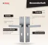 DOMINO Türgriff 72 Drückergarnitur BB-Buntbart Set | Produktbild-Vorschau 7
