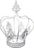 A white decorative crown on a white background. Produktbild-Vorschau