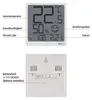 Digitales Thermometer mit Hygrometer, Funk-Sensor, Datum E0522 Produktbild-Vorschau