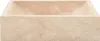 vidaXL Waschbecken 45x30x12 cm Marmor Hochglanz-Creme Produktbild-Vorschau 4