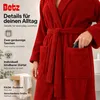 Bata de algodón Betz con capucha para hombre y mujer - Bata Vista previa de la imagen del producto 16