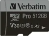 Verbatim Karta Microsd 512Gb + Adapterpro U3 Czarny/Noir Voir les images du produit 2