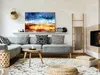 Italienischer Leinwand Leinwandbild - Hot land(1 Part) Wide Produktbild-Vorschau 2