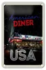 Blechschild Reise 12x18cm USA Diner Restaurant Lunch Dinner Produktbild-Vorschau 1
