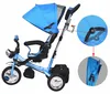 Spielwerk® Dreirad 4in1 mit Schubstange ab 1 Jahr Drehbarer Produktbild-Vorschau 2