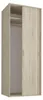 Skříň posuvná šatna 70 cm dveře FRAMIRE U-70P sonoma Náhled obrázku produktu 4