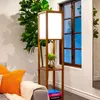 Dřevěná stojací lampa s LED žárovkou E27, vhodná do Náhled obrázku produktu 9