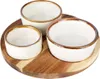 Excellent Houseware | Serviertablett Set - 4 Teile - Holz - Produktbild-Vorschau 10
