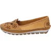Gemini Damen Slipper Ballerina Leder Cutouts Blumenmuster Produktbild-Vorschau 10