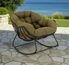 Lesli Living Schaukelsessel Cozy Olive anthrazit/olivgrün Produktbild-Vorschau 5