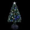 Arbre de Noël artificiel avec lumières et étoile, 120 cm Voir les images du produit 1
