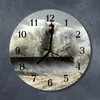 Glasuhr Wanduhr Küchenuhr Echt-Glas 30fi cm Sturm braun Produktbild-Vorschau 2