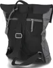 The back of a backpack is shown against a white background. Produktbild-Vorschau