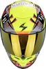 Scorpion Exo-R1 Evo II Air Aron Misano stříbrno-neonově Náhled obrázku produktu 2