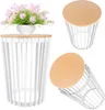 KADAX Doppelseitiger Blumenständer 40 cm Weiß + Produktbild-Vorschau 1