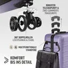DEUBA® TRAVEL Koffer Set 3tlg 55x40x20 Sicherer Stauraum Produktbild-Vorschau 4