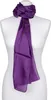 Seidenschal Halstuch Schal kurz violett lila Seide 150x35cm Produktbild-Vorschau 1