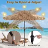 COSTWAY Parasol Hawaii, PP-strooimateriaal, 300cm, Productafbeelding-voorbeeld 3