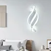 Led wandlampe, spiralförmig design, 6000k kaltweiß, für Produktbild-Vorschau 1