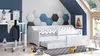 Doppelbett Erik II 160x80 - weißer Griff Produktbild-Vorschau 2