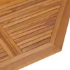 vidaXL Garten-Esstisch Klappbar 110x110x75 cm Massivholz Produktbild-Vorschau 5