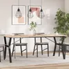 vidaXL Rám jedálenského stola v tvare Y 180x80x73 cm oceľ Náhľad obrázku produktu 2