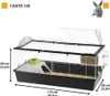 A rabbit cage with dimensions indicated. Náhľad obrázku produktu