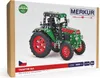 The image shows the packaging of a Merkur Traktor 4x4 construction toy. Produktbild-Vorschau