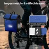 Wiltec Sacoche étanche pour porte-bagages bleue – capacité Voir les images du produit 7