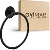 ovimar Handtuchring Halsnoy | rund | schwarz | ohne Bohren Produktbild-Vorschau 1