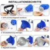 Akku-Rasentrimmer, Akku-Unkrautvernichter, mit 2 Batterie, Produktbild-Vorschau 9