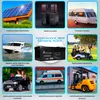 Extralink Batteria AGM 12V 200Ah, VRLA, senza manutenzione Anteprima dell’immagine prodotto 8