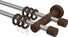 Interdeco Gardinenstange / Vorhangstange Silbergrau / Produktbild-Vorschau 1