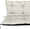 A close-up view of a beige cushion for a garden bench or swing. Podgląd zdjęcia produktu